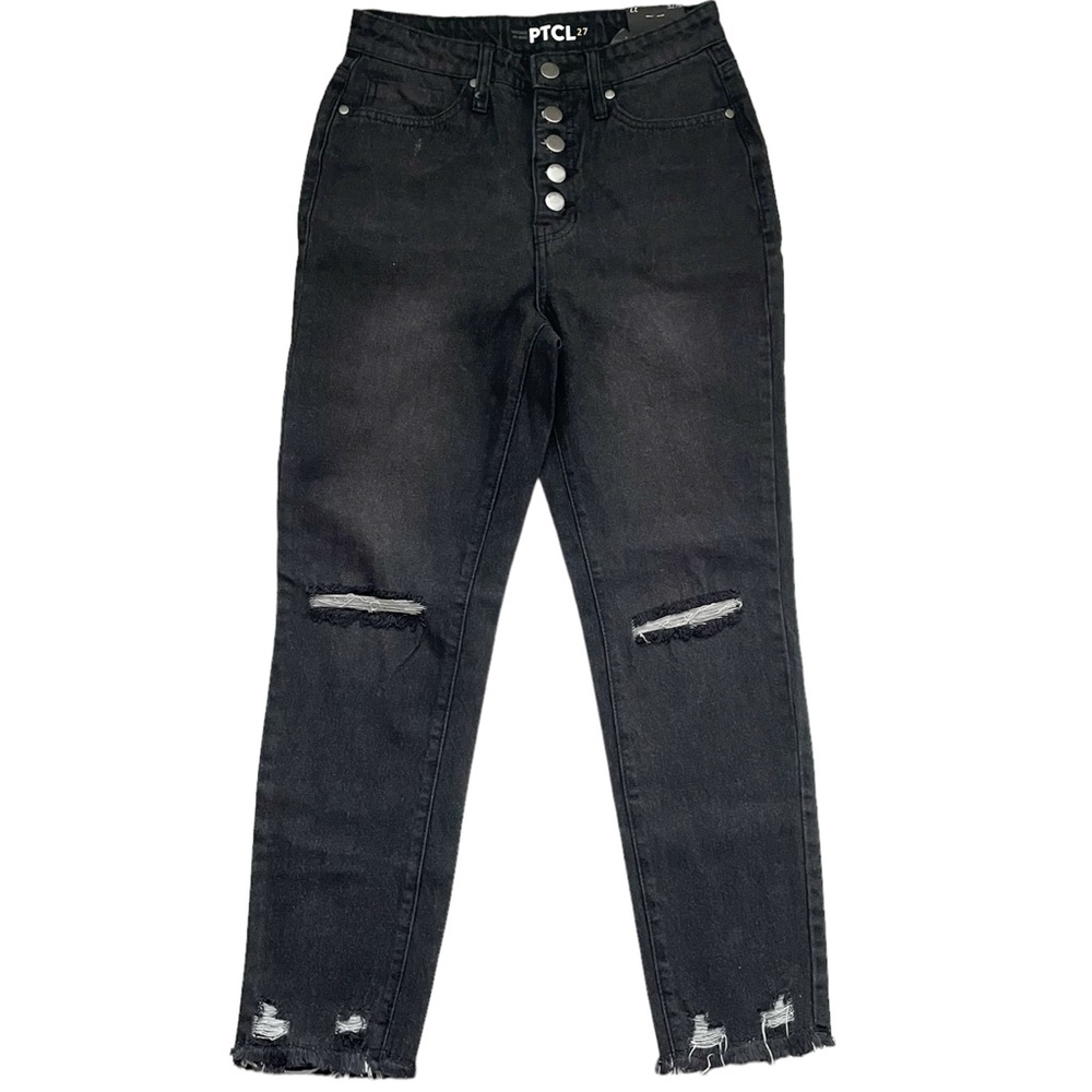 PTCL Black Vintage High Rise Jeans